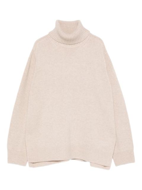 Maison Kitsuné roll-neck wool jumper