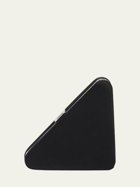 Prada Raso Triangle Clutch Bag