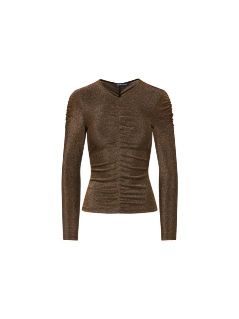VERONICA BEARD NEETA RUCHED TOP