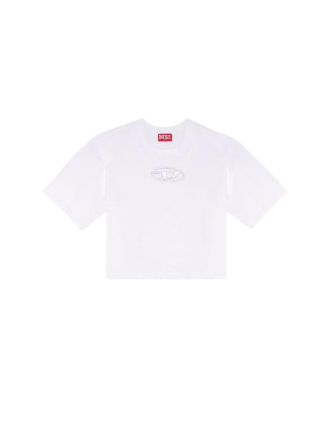 T-Rowy Oval D cut-out T-shirt