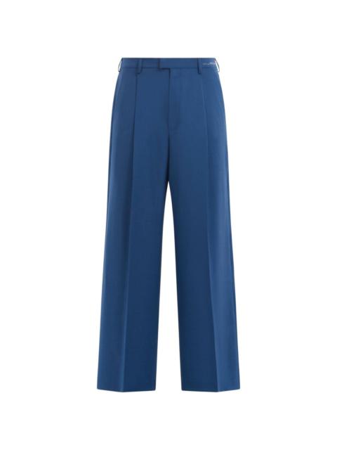 pleat-detail tailored trousers