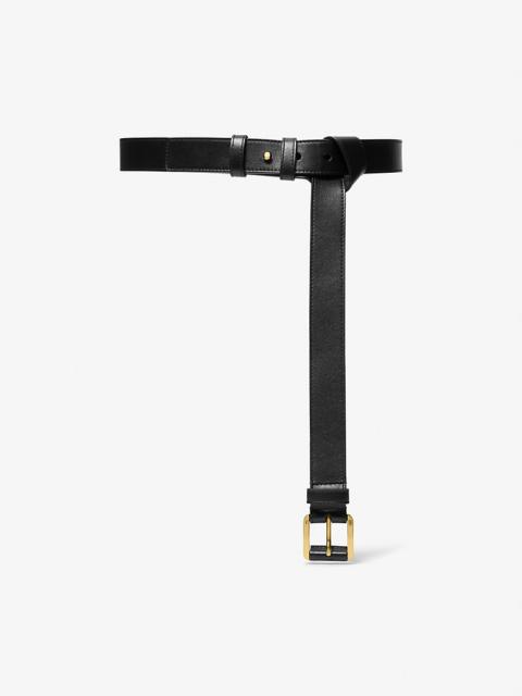 MICHAEL KORS COLLECTION Kaitlin Leather Trouser Belt
