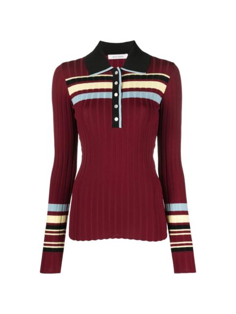 WALES BONNER Wander knitted polo