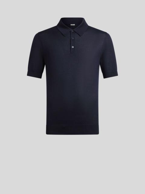 Etro KNIT CASHMERE-BLEND POLO SHIRT