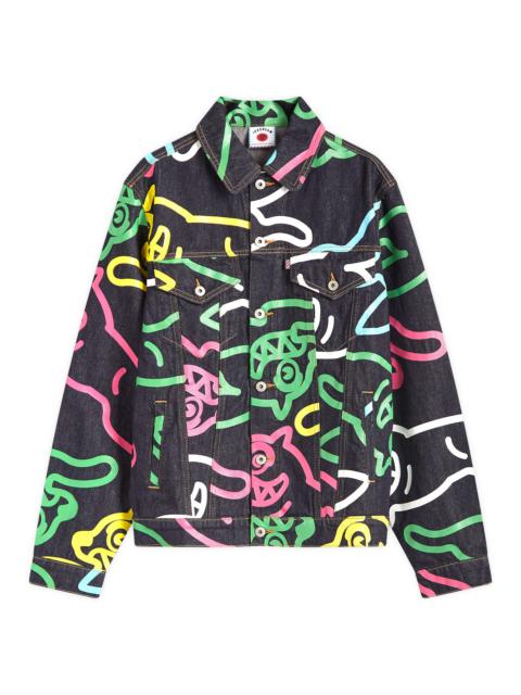 ICECREAM ICECREAM Jumbo Running Dog Denim Jacket