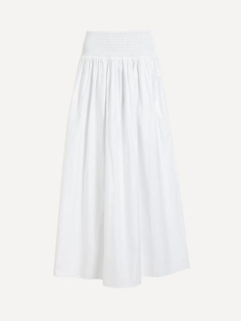 Solid & Striped White Noreen Maxi Skirt