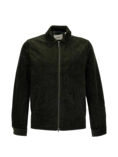 Les Deux corduroy zip-up jacket