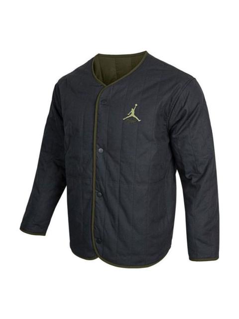 Jordan Air Jordan Flight Heritage Reversible Jacket 'Navy Green' DX4350-045