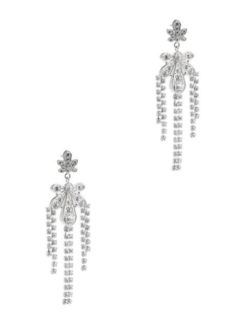 rabanne Chandelier crystal-embellished drop earrings