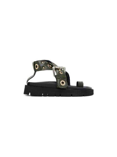 A.P.C. Khaki Natacha Ramsay-Levi Edition Concarneau Sandals