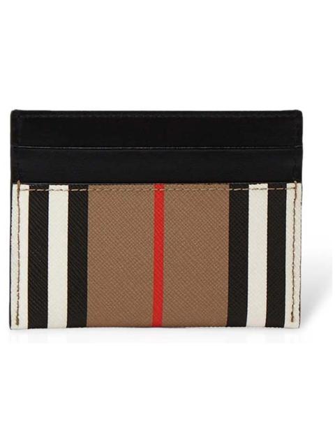 Burberry Burberry Classic Stripe Card Case Beige/Black