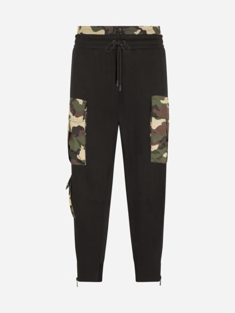 Dolce & Gabbana Jogging pants with camouflage-print details