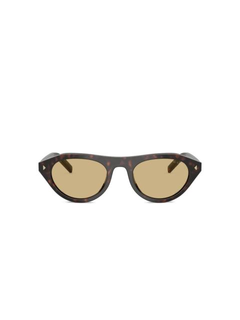Prada Prada sunglasses with the iconic metal plaque