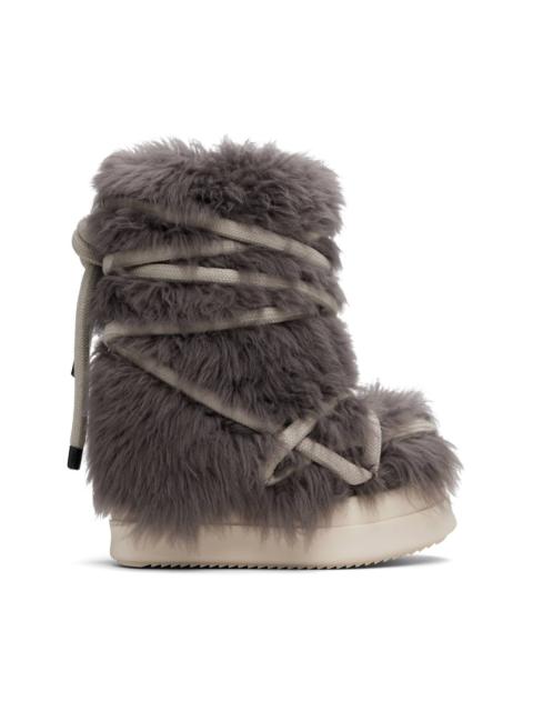 Rick Owens Gray Concordians Mega Bumper Lunar Boots