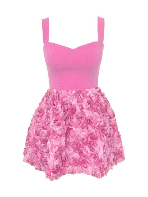 Dress The Population Women's Melanie Floral Sleeveless Minidress - Bright Fuchsia Multi