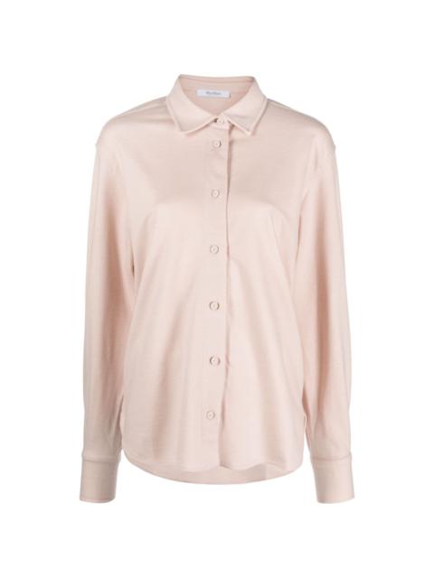 Max Mara long-sleeved virgin wool shirt