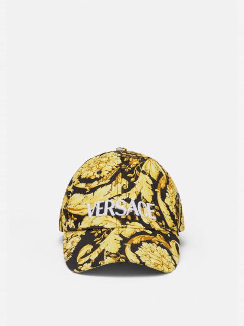 VERSACE Barocco Print Logo Cap