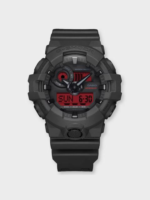 G-SHOCK GA700BBR-1A - BLACK/RED