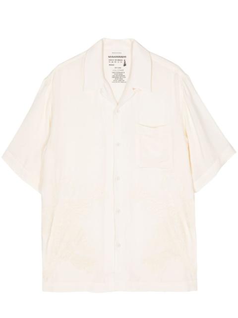 MAHARISHI camp-collar short-sleeve shirt