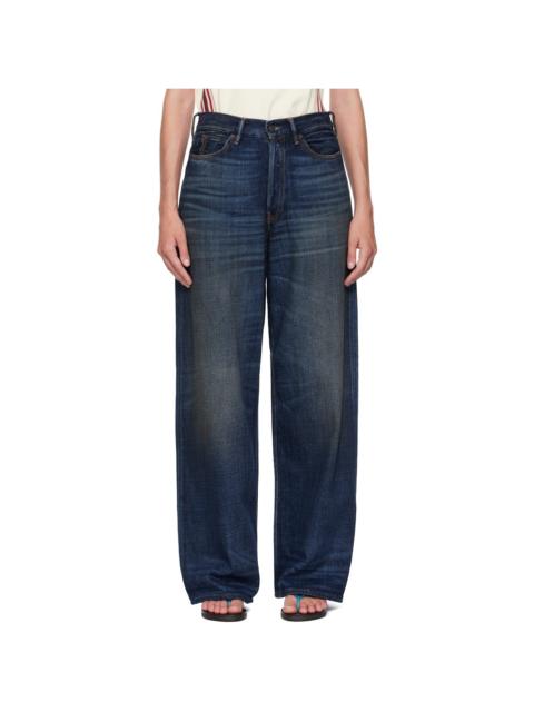 Acne Studios Navy Loose Fit 1981 Jeans