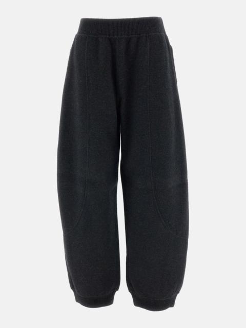 Max Mara JOGGER PANTS IN WOOL AND CASHMERE JERSEY