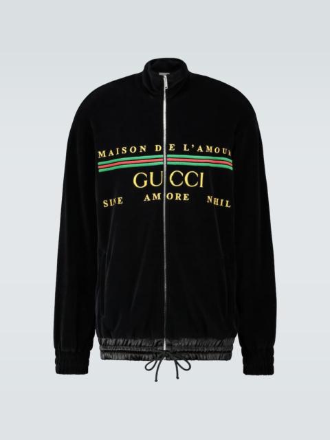 GUCCI Chenille oversized jacket