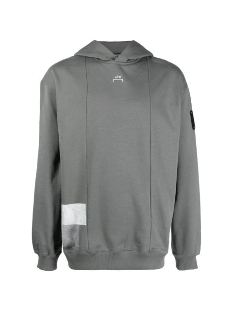 A-COLD-WALL* Brutalist panelled cotton hoodie