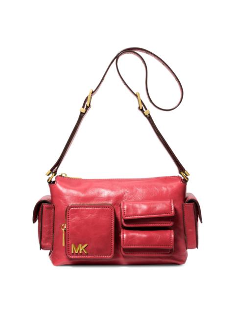 MICHAEL KORS Women's Medium Dakota Leather Shoulder Bag - Crimson