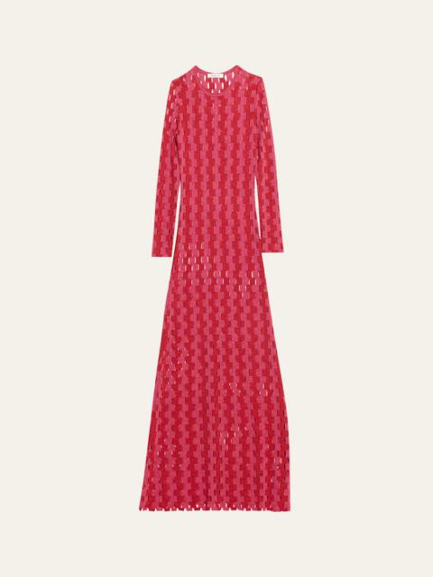 ZANKOV Hind Cutout Knit Maxi Dress