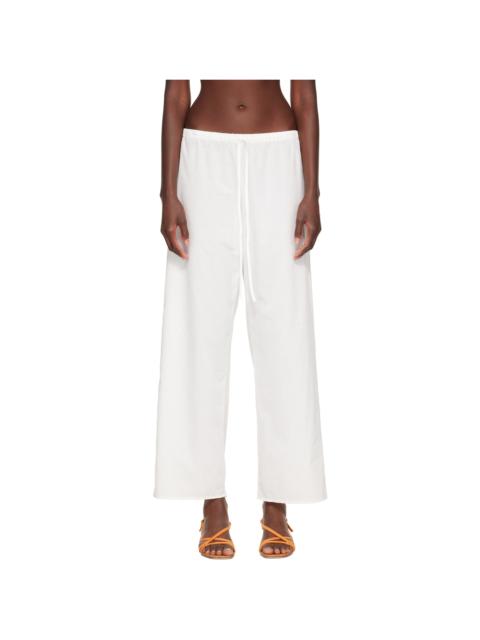 Cou Cou White 'The Pant' Lounge Pants