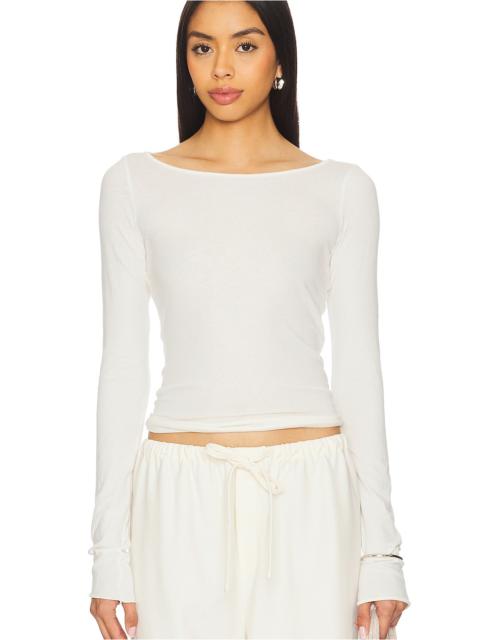COTTONCITIZEN Marbella Boat Neck Top