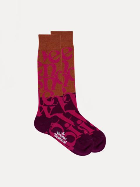 Vivienne Westwood LOGOMANIA SOCKS