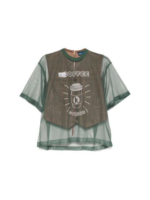 Kolor graphic-print top