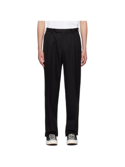 Black Pleated Trousers