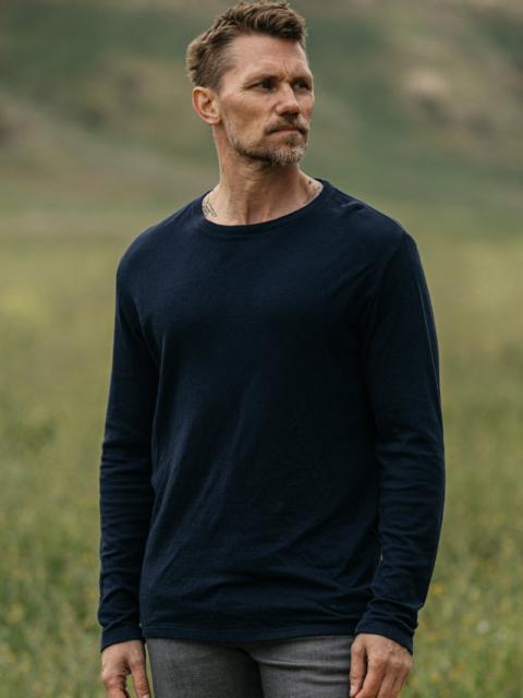 HIROSHI KATO The Drill Double Knit - Navy