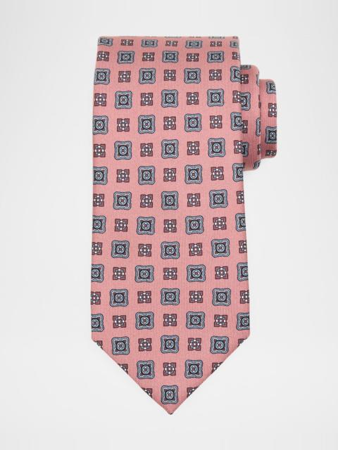 Brioni Men & apos;s Medallion Silk Tie