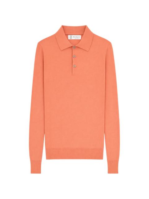 Brunello Cucinelli long-sleeve polo shirt