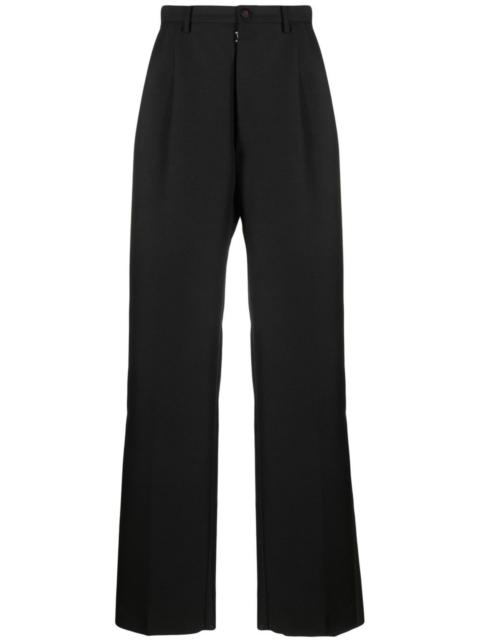 Maison Margiela high-waisted straight-leg cut trousers