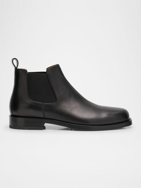 Dries Van Noten Men's QU108 Leather Chelsea Boots