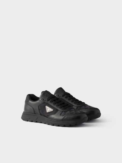 Prada Prax 2.0 Re-Nylon and leather sneakers