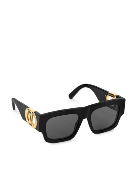 Louis Vuitton LV Monogram Pearl Cat Eye Sunglasses Black Acetate & Metal. Size W