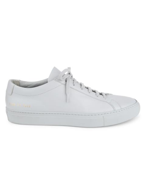 Common Projects Unisex Men's Original Achilles Leather Low-Top Sneakers - Grey