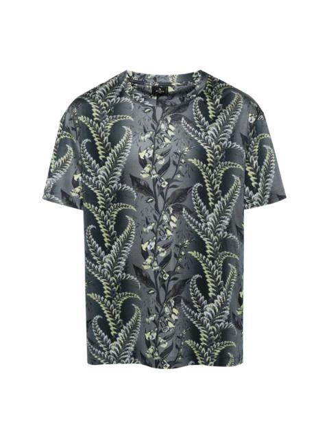 Etro floral-print silk T-shirt