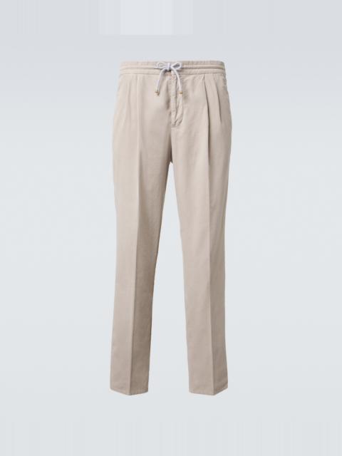 Brunello Cucinelli Cotton tapered pants