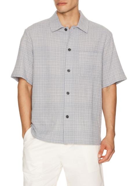 Theory Mini Texture Check Shirt
