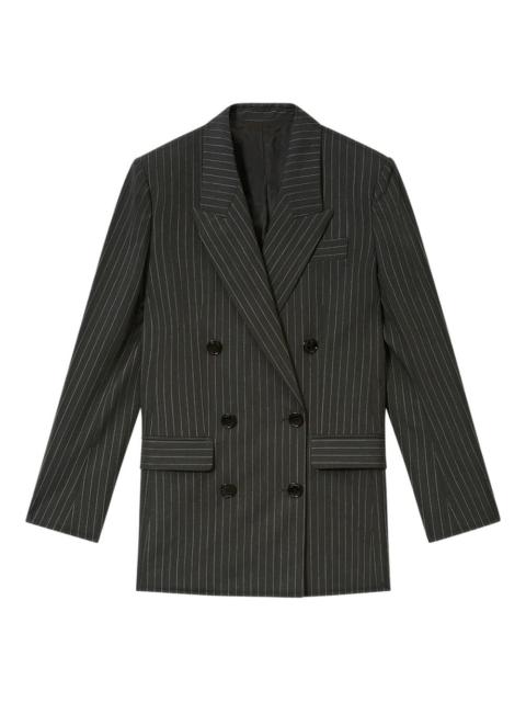 Isabel Marant Jevima pinstripe double-breasted blazer