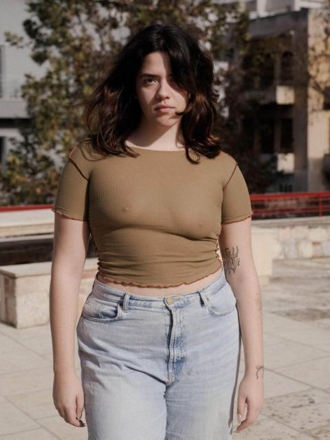 Vein Tee Shirt - Fine Organic Cotton Rib