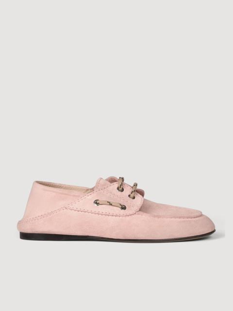 Sandro SUEDE BOAT SHOE LOAFERS