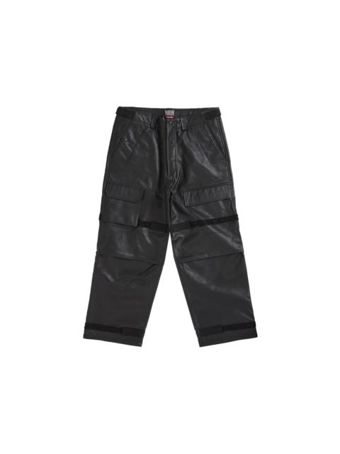 Supreme Supreme Marithé + François Girbaud Shuttle Tape Leather Cargo Pant Black