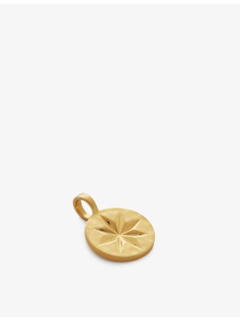 MONICA VINADER Guiding Star 18ct yellow gold-plated vermeil recycled sterling silver pendant necklace